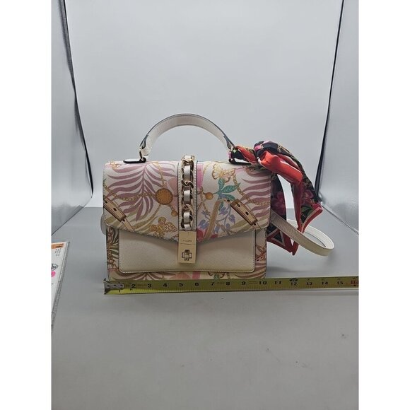 Aldo Handbags - Aldo Shoulder  handbag women Floral Purple With Scarf New